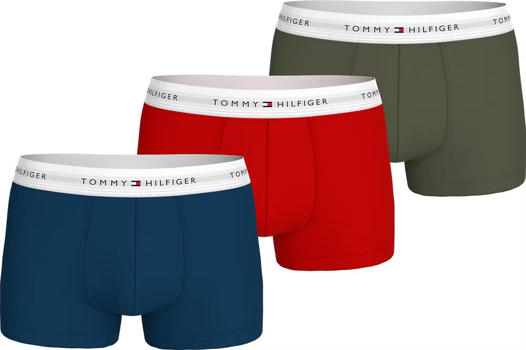 Heren Signature Cotton Boxershorts 3-Pack Multiple Colours