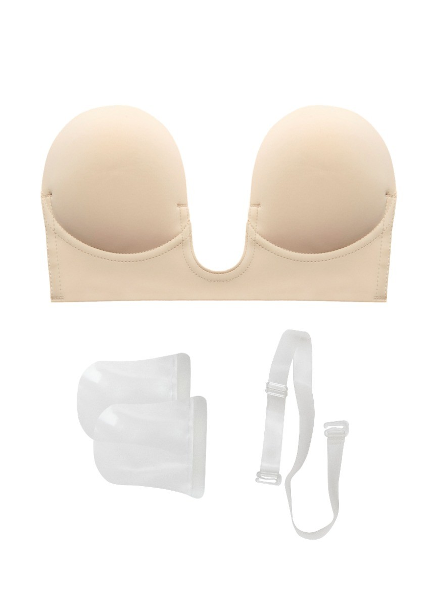 Dames U Plunge Bra Latte