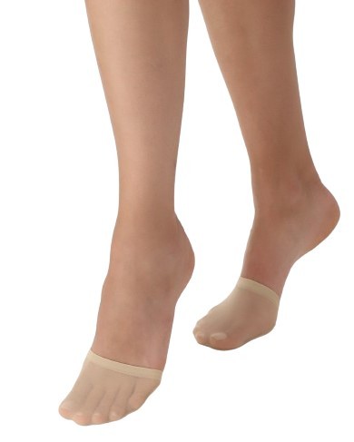 Dames Solange Pointe Teensokje (2 - pack) Nude Look