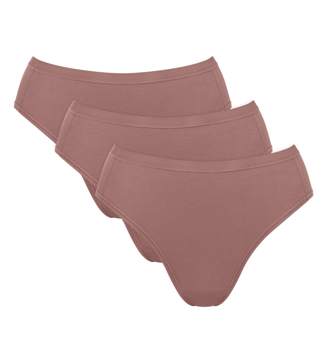 GO Daily Cotton Dames Tai 3-Pack Cacao