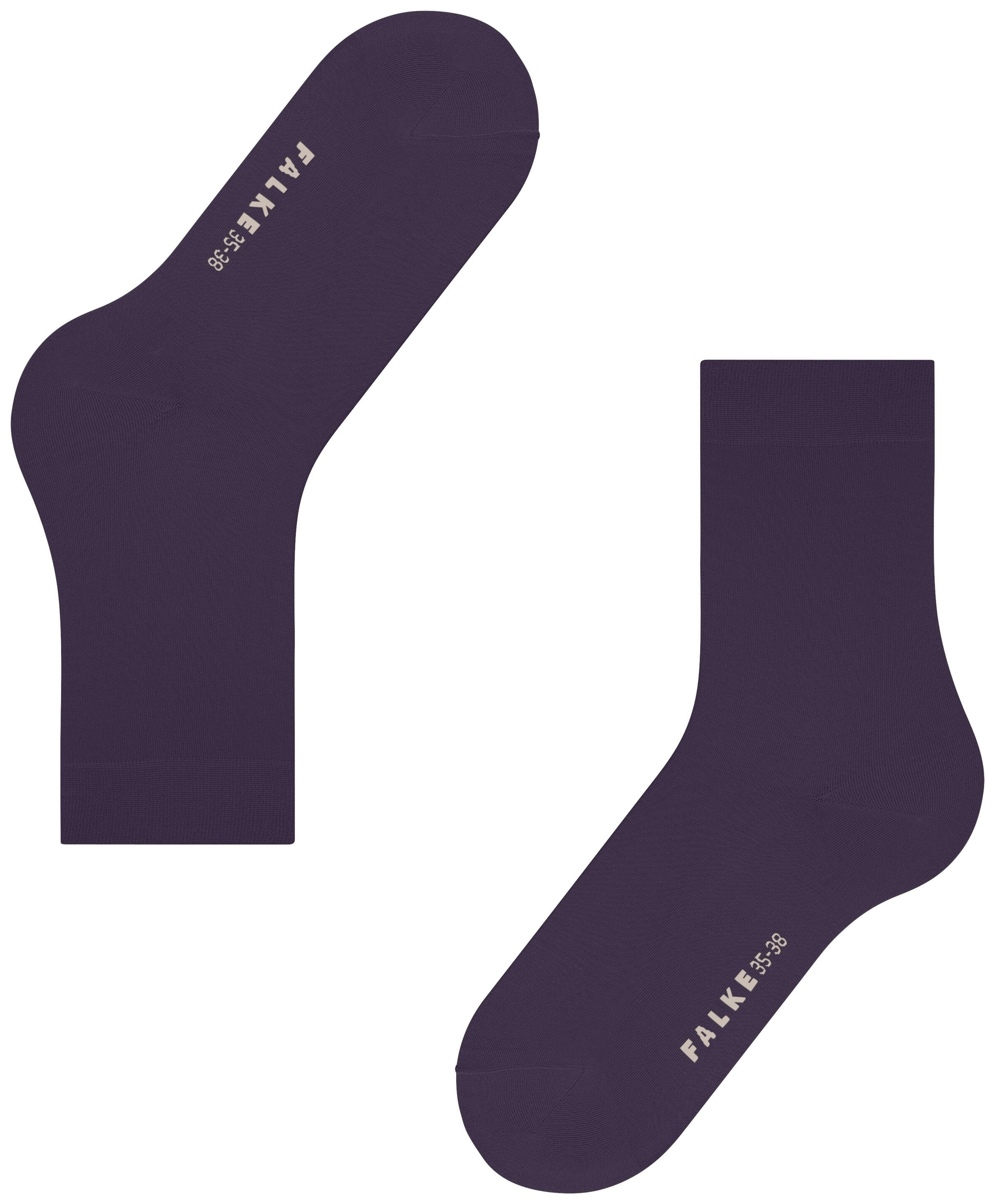 FALKE Dames Cotton Touch Sokken Wineberry