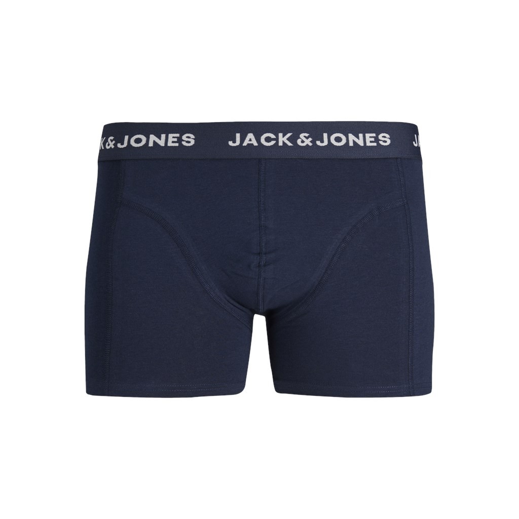 Jack&Jones Heren Jaclouis Trunks 3-Pack Navy Blazer White - Black