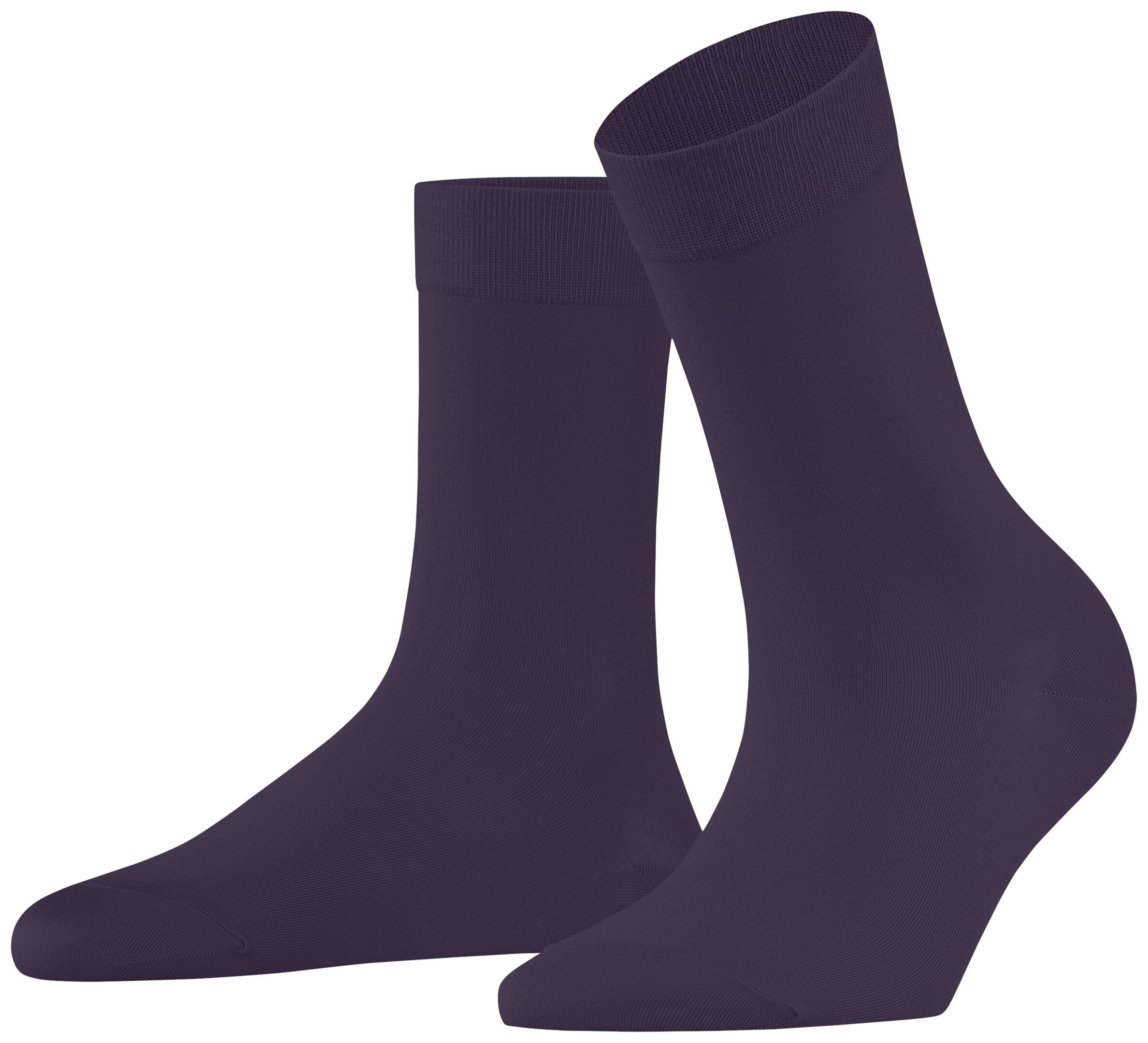 FALKE Dames Cotton Touch Sokken Wineberry