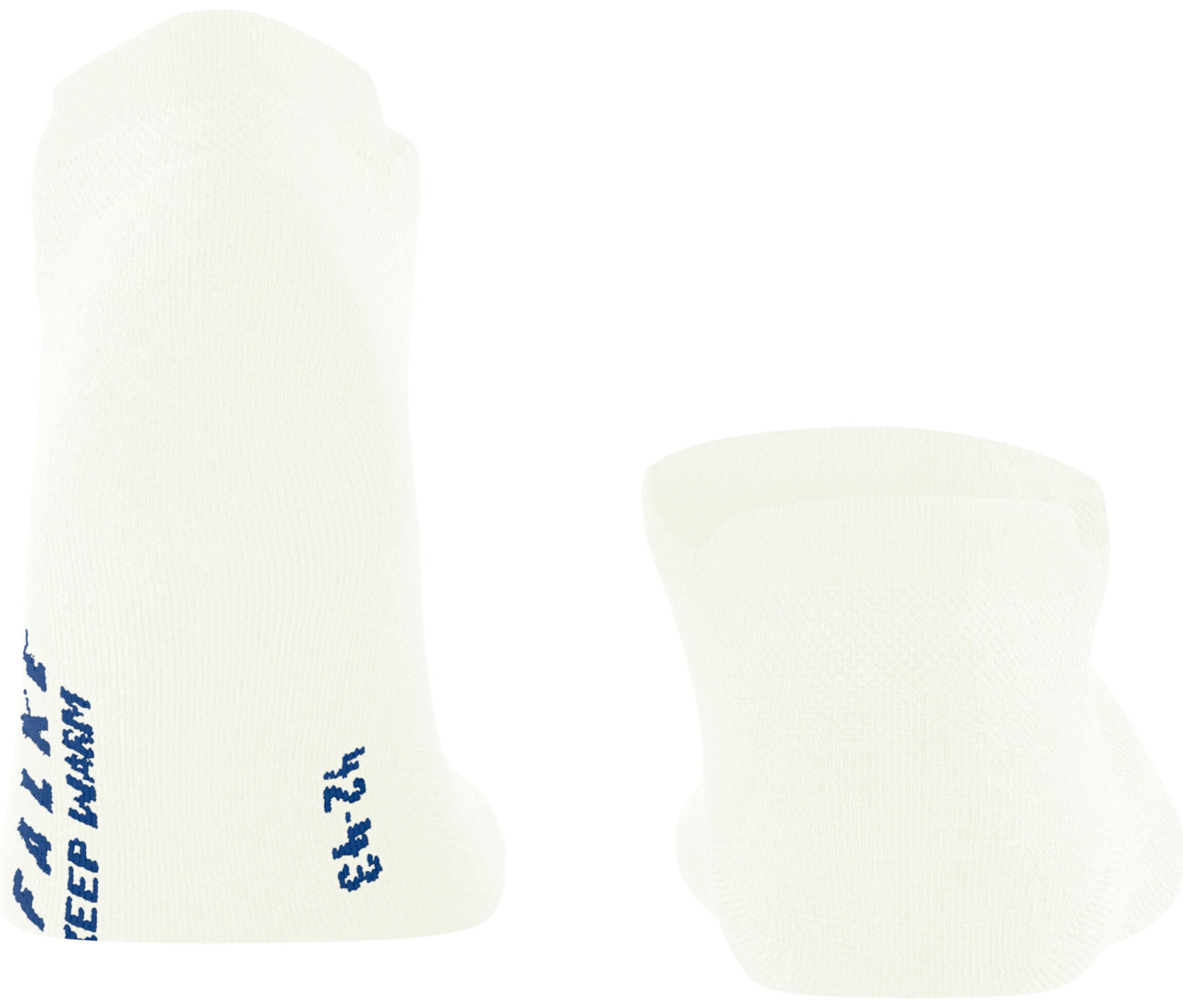 FALKE Unisex Keep Warm Sneakersokken Off-White