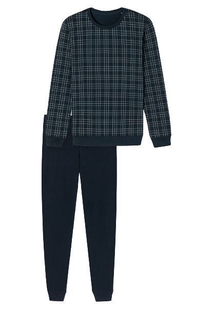 Fine Interlock Heren Pyjama Nightblue