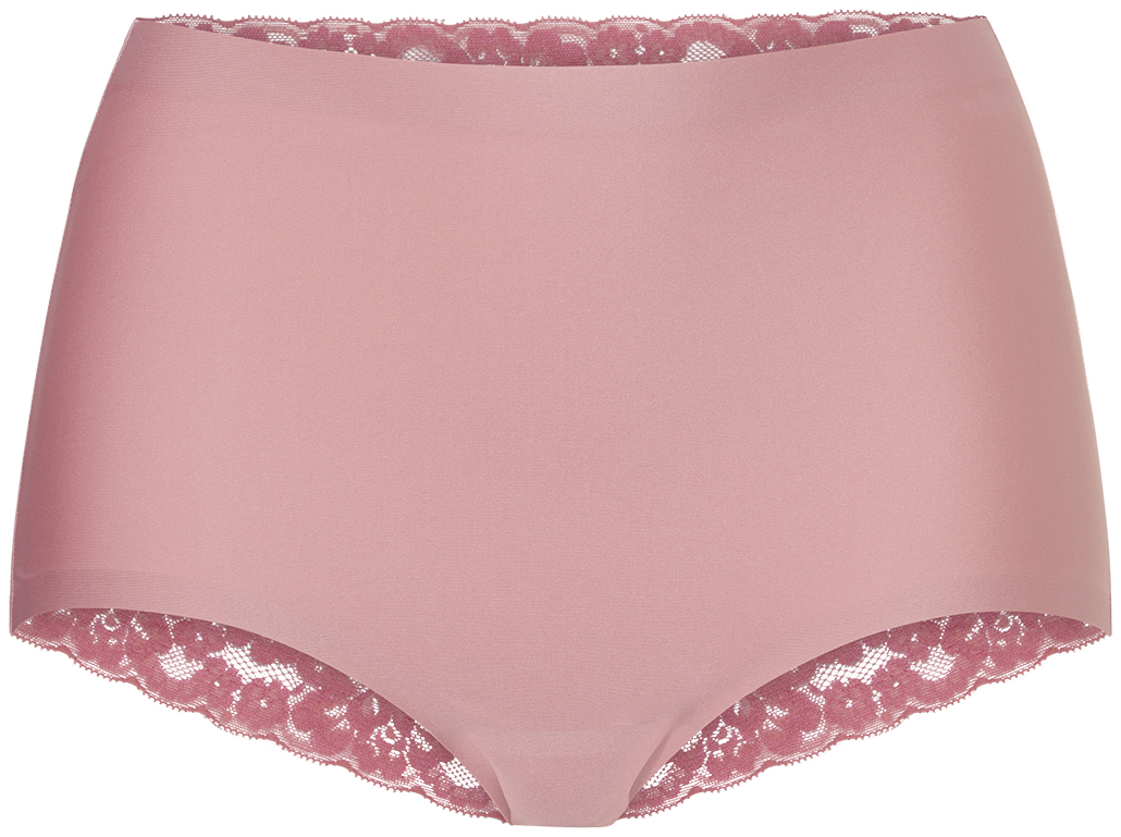 Secrets Lace Dames High Waist Rose Pink