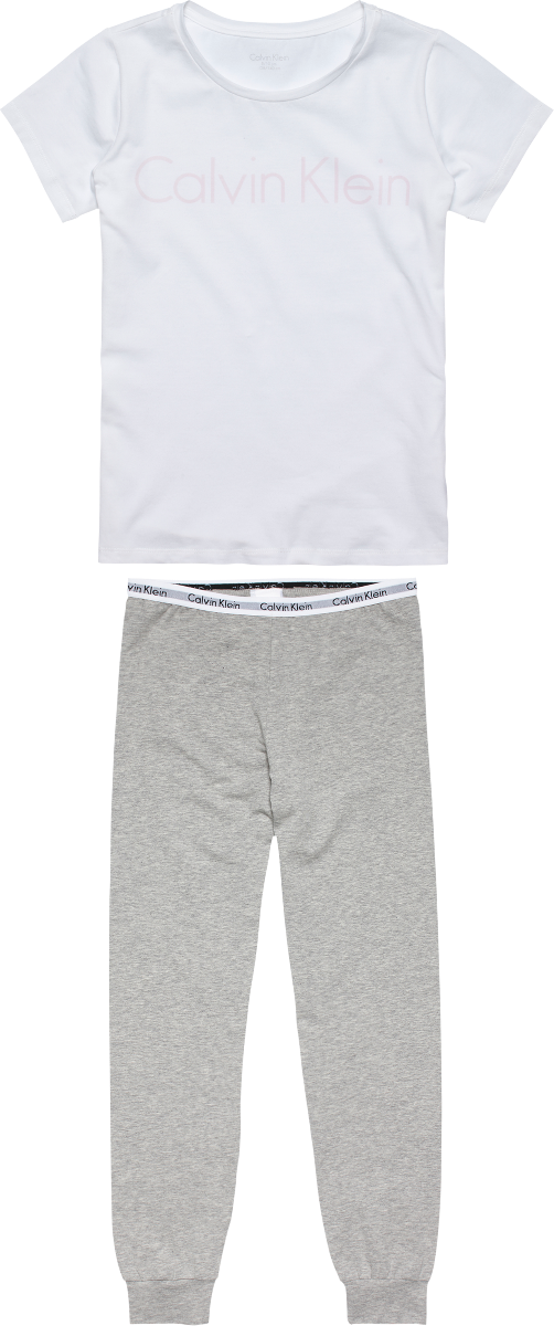 Modern Cotton Meisjes Pyjama Grijs/Wit