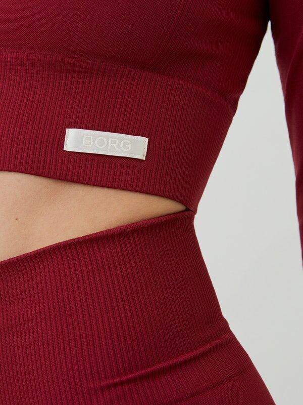 Dames Seamless Sporttop Rood