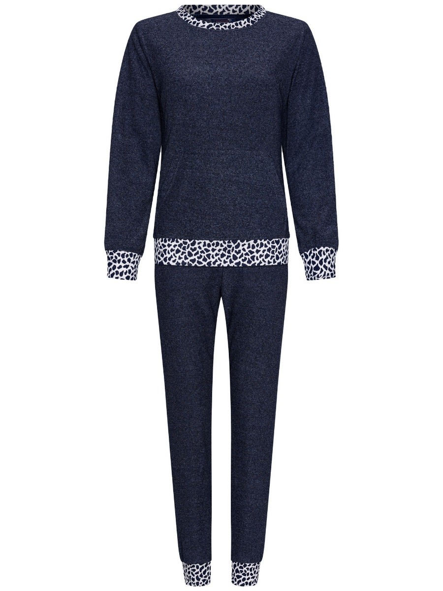 Lange, tweedelige pyjama - 2-delig - BRUIN - Dame - 12.00 Lange, tweedelige pyjama - 2-delig - BRUIN - Dame - 12.00