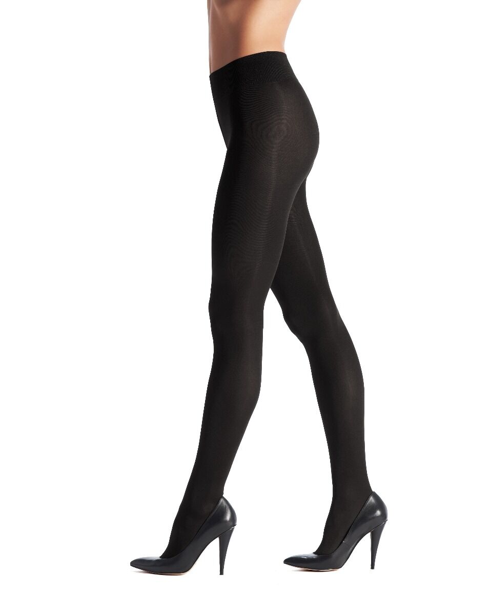 Dames Satin 60 Panty Black