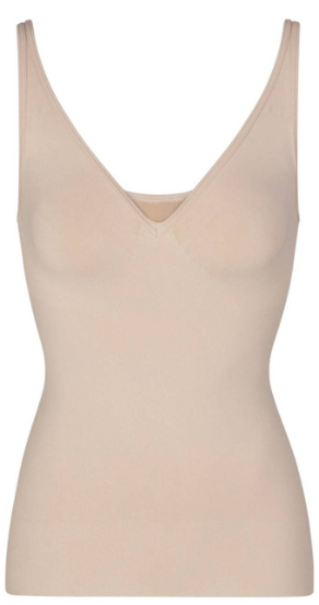 Dames Everyday Seamless Shaping Tank Soft Nude