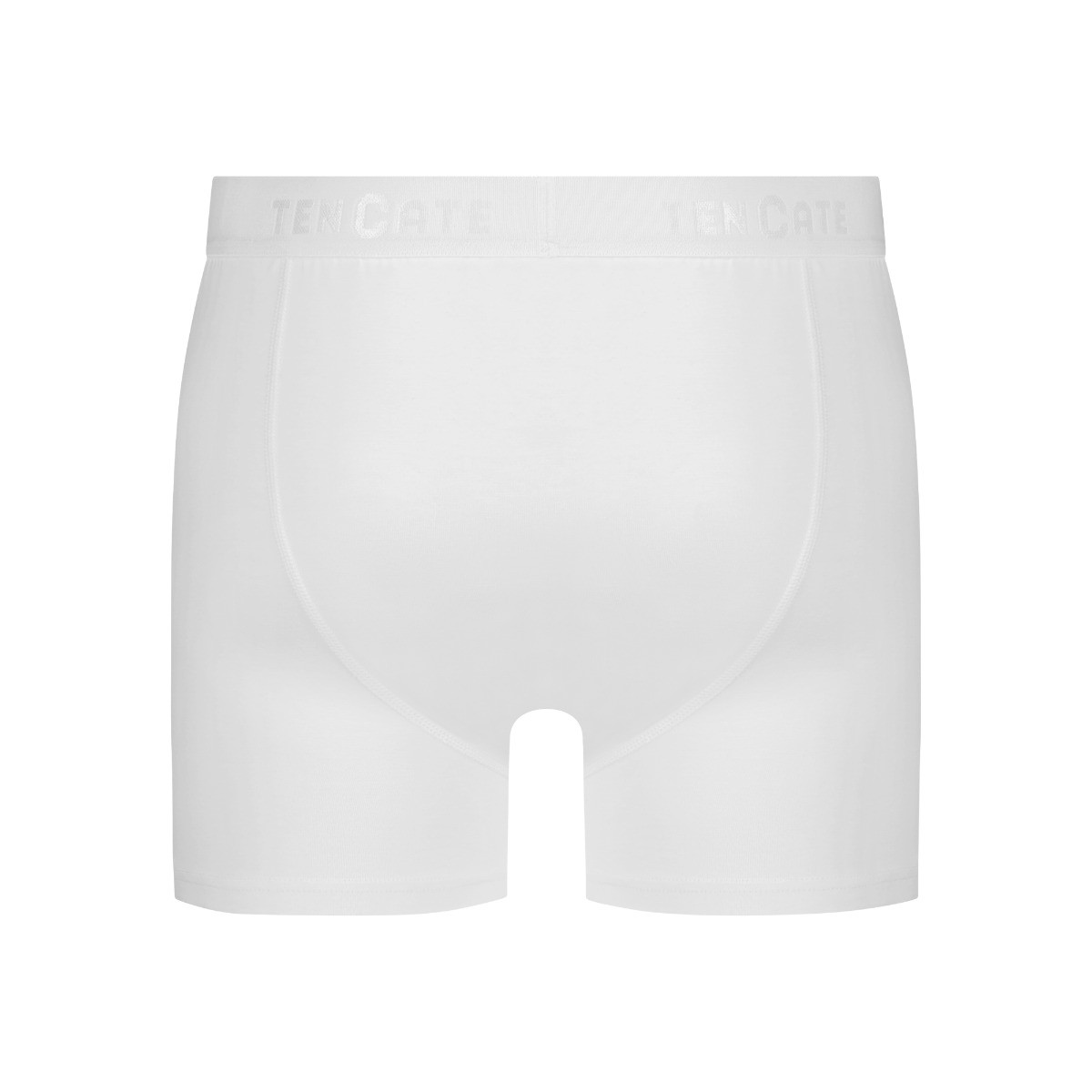 Heren Basics Organic Cotton Stretch 2-Pack Boxershort Wit