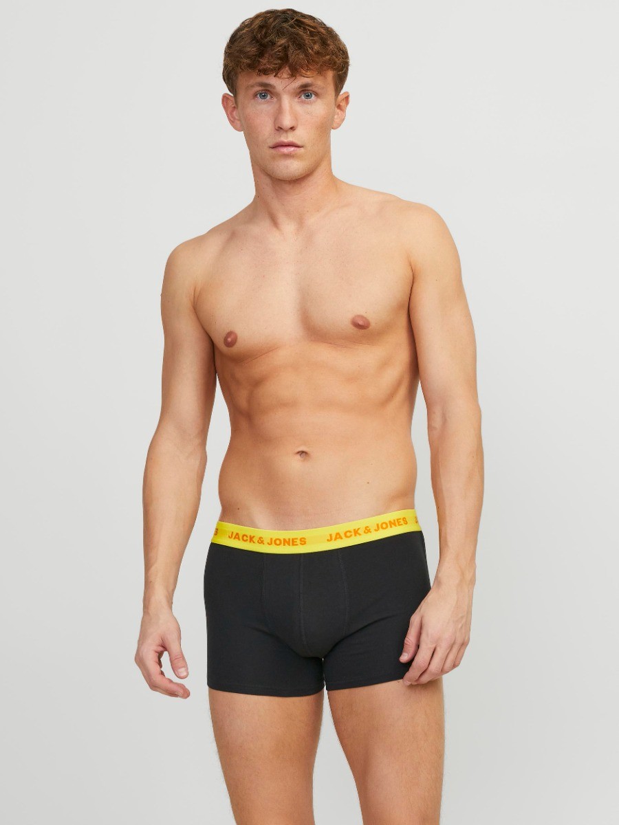 Jack&Jones Heren Jacleo Solid Trunks 5-Pack Black