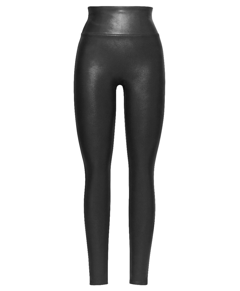 Dames Faux Leather Legging Zwart