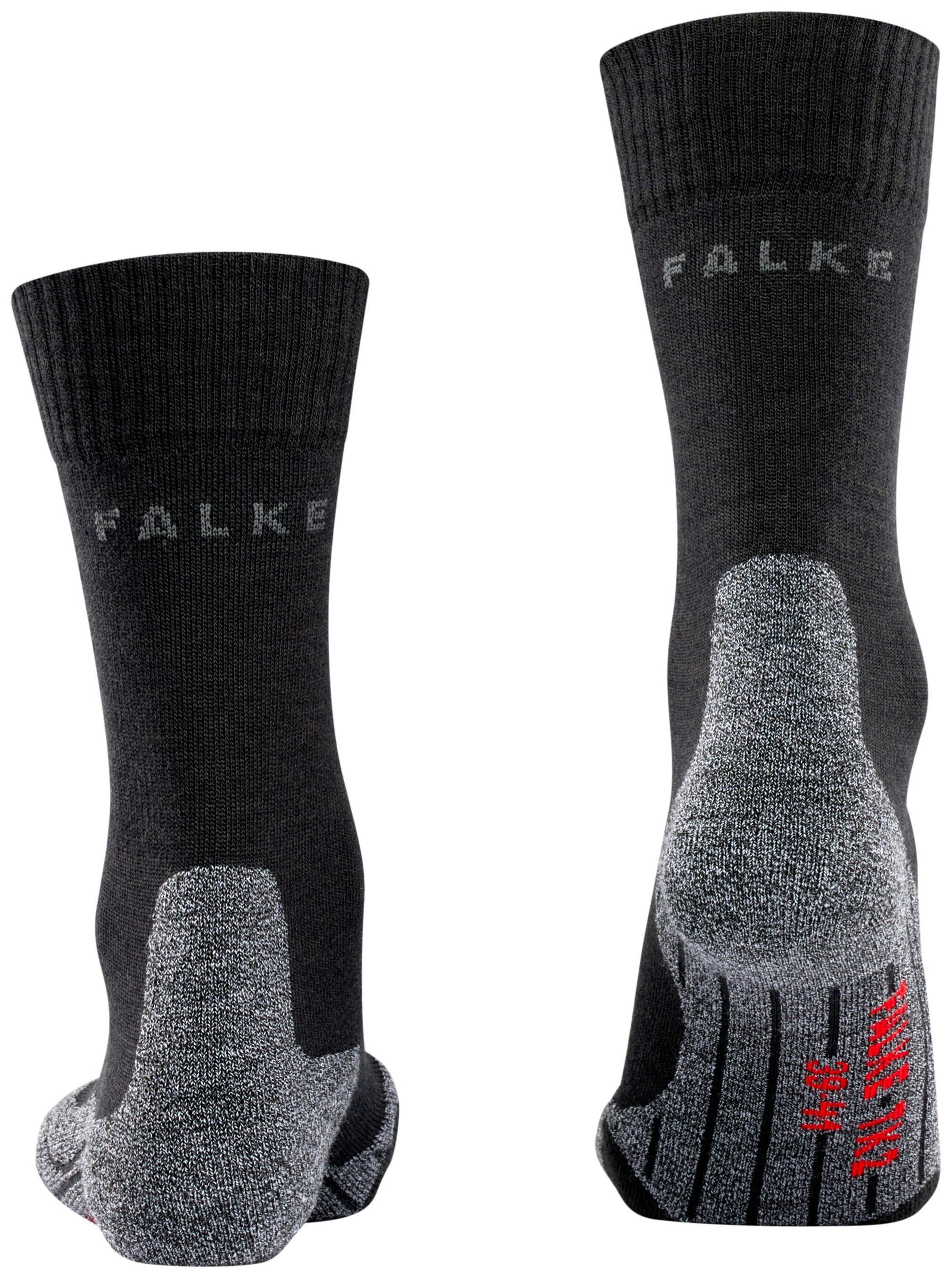 FALKE Dames TK2 Dames Wandel Sokken Zwart