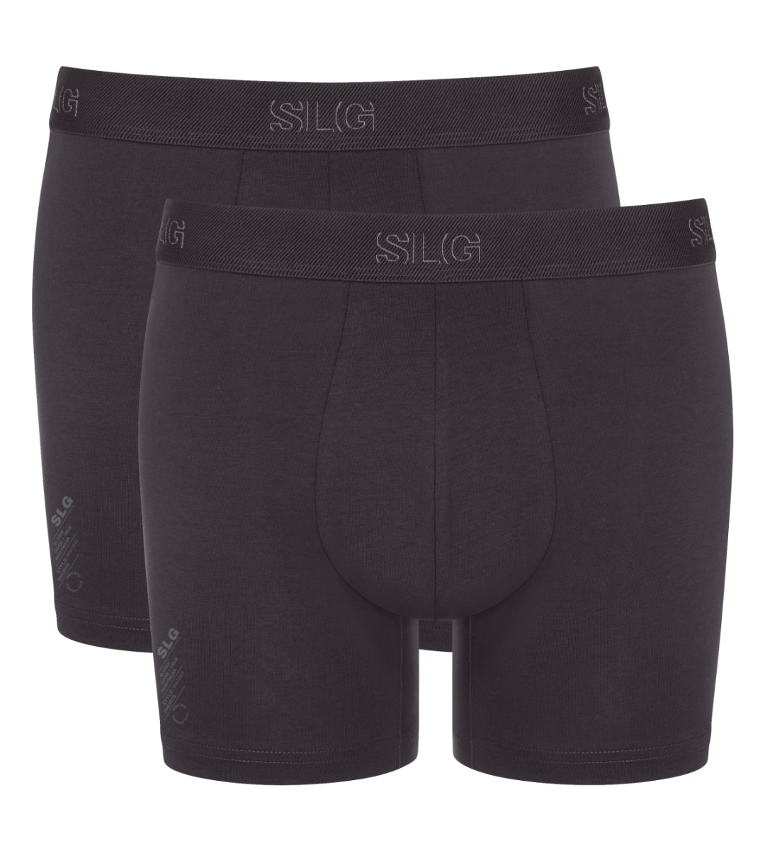 MEN SLG Base Heren Short 2-Pack Charcoal