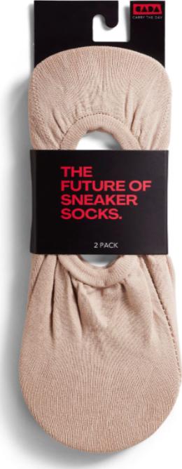 Unisex Polyamide Sneakersok 2-Pack Skin