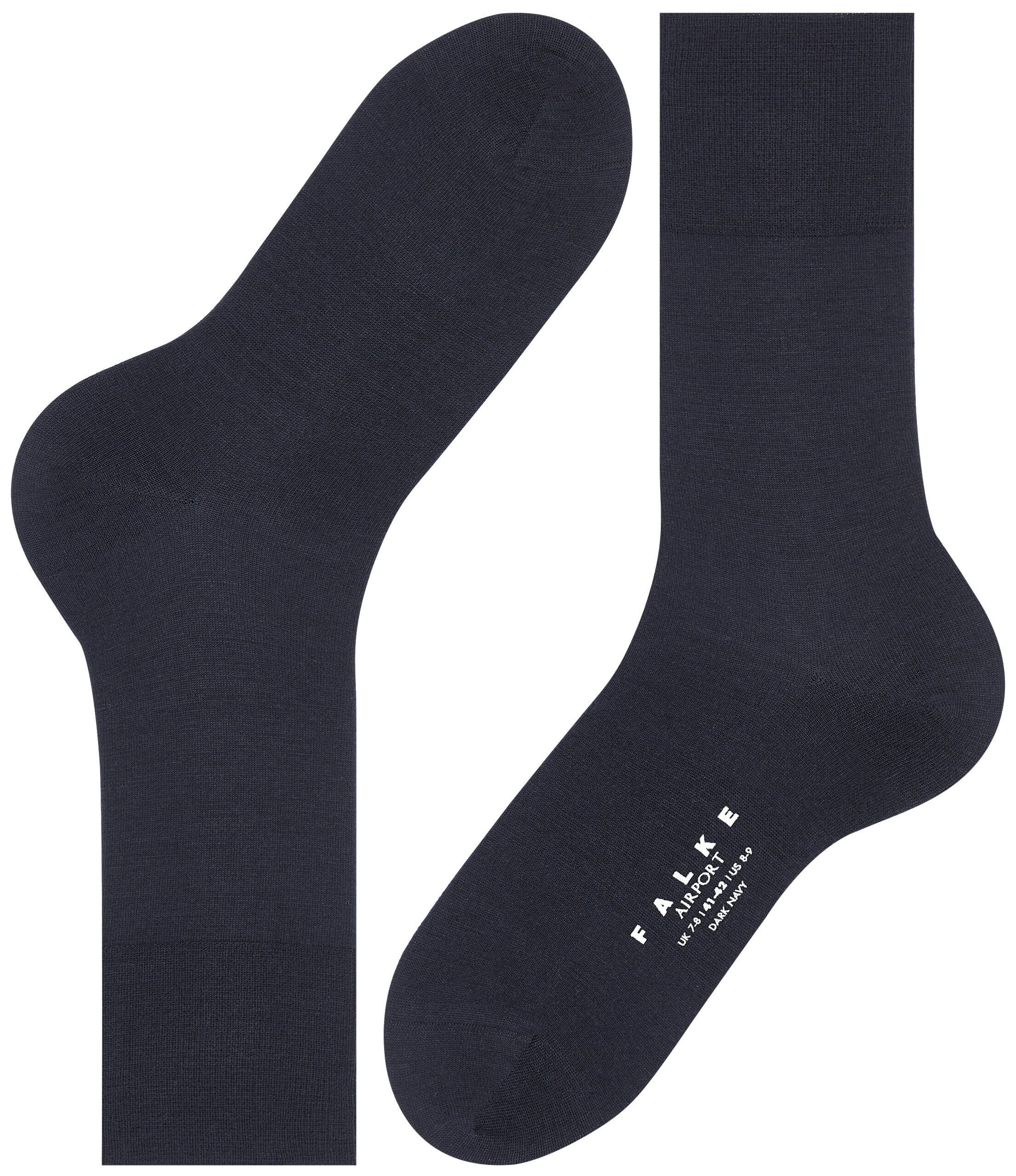 FALKE Heren Airport Sokken Dark Navy