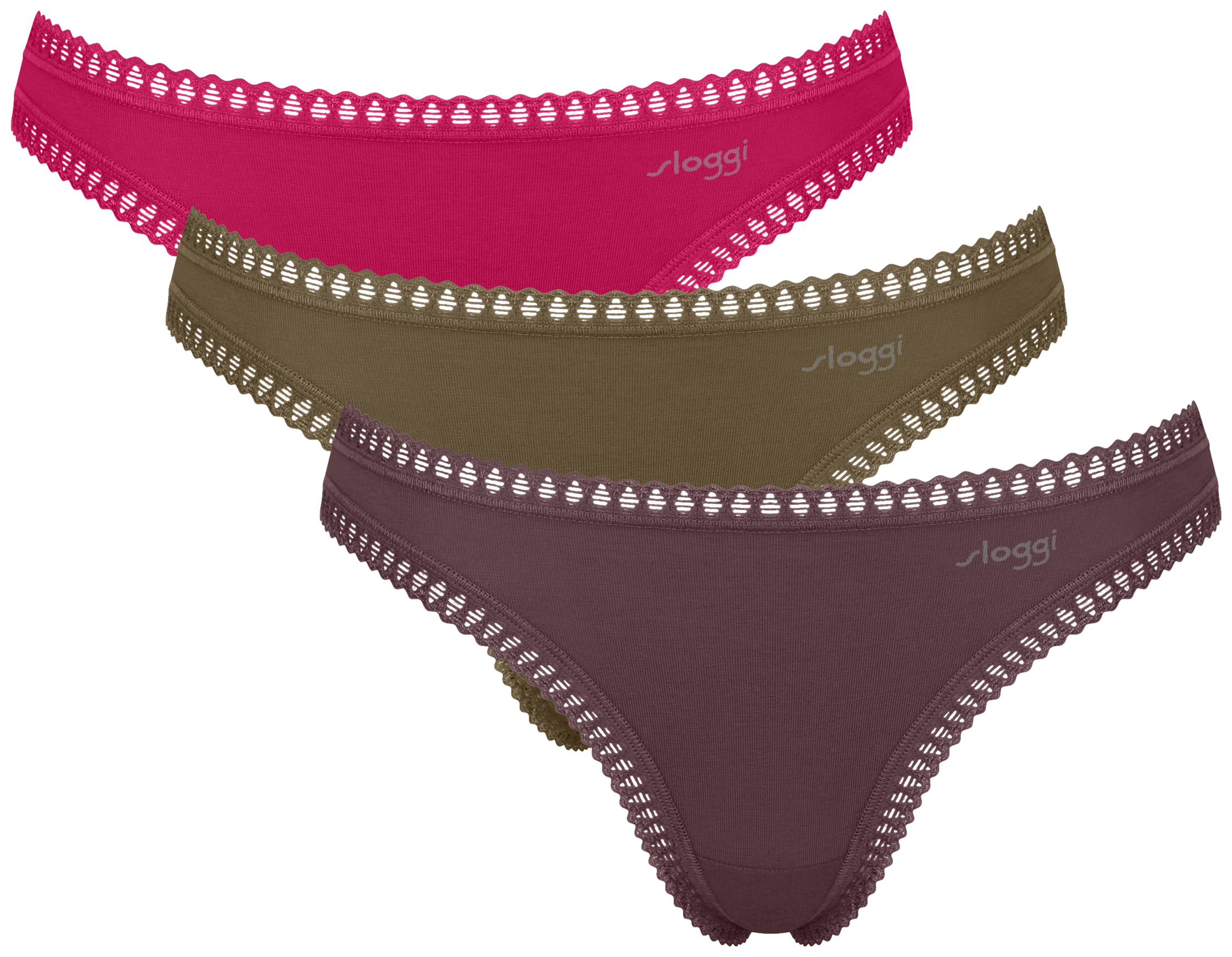 Go Crush Dames String Multi 3-Pack