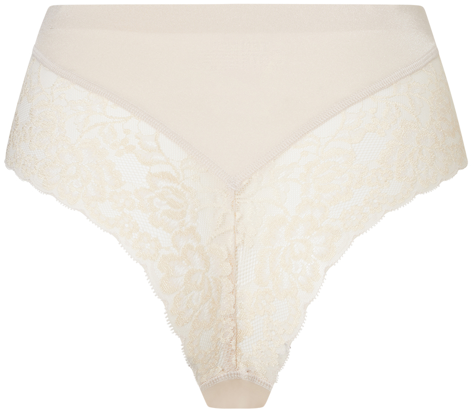 Ten Cate Secrets Lace Dames High Waist Brazilian Shiny Almond
