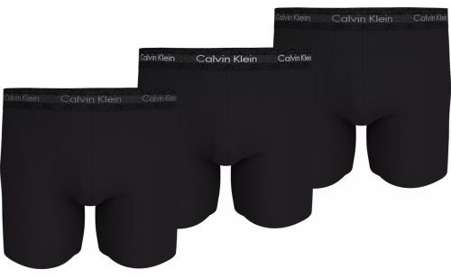 Cotton Stretch Heren Boxershorts 3-Pack Black