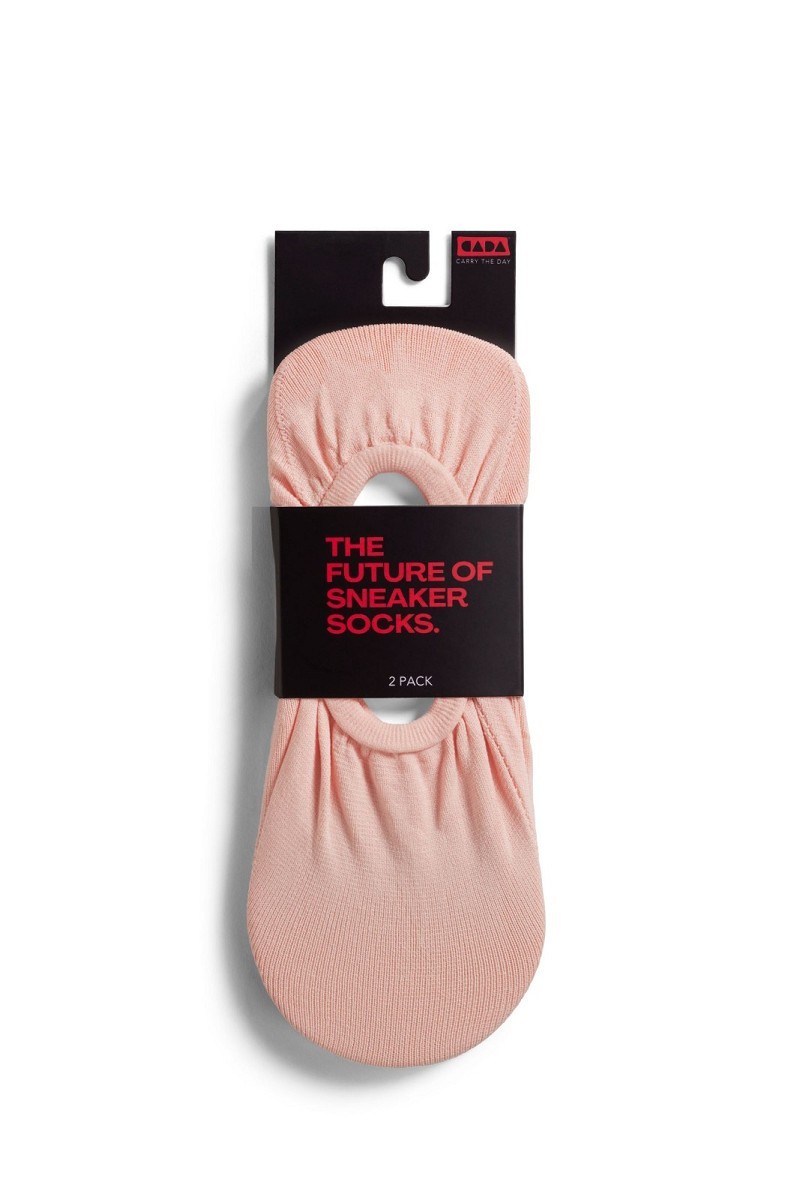 Unisex Cada Polyamide Sneakersok (2-pack) Coral Pink