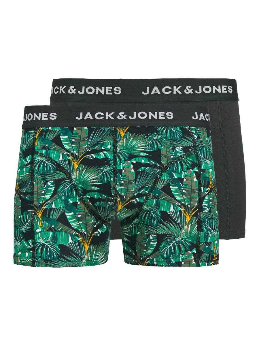 Heren Jacgavin Trunks 2-Pack Zwart