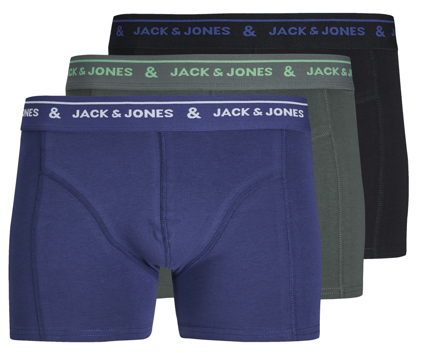 Jack&Jones Heren Jaclawrence Boxershort 3-Pack Black