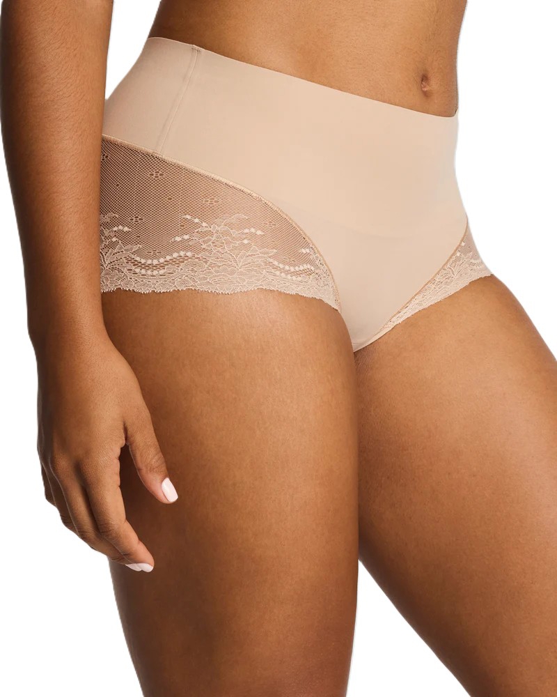 Spanx Dames SPANXsupersmooth Undietectable Lace Hi-Hipster Chai
