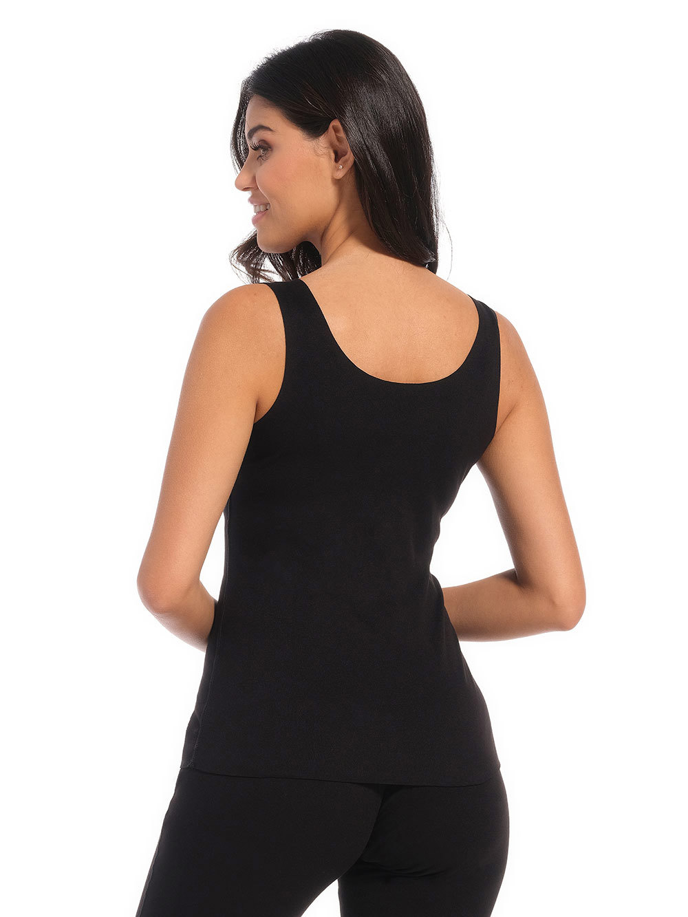 Dames Stay Warm Tanktop Black