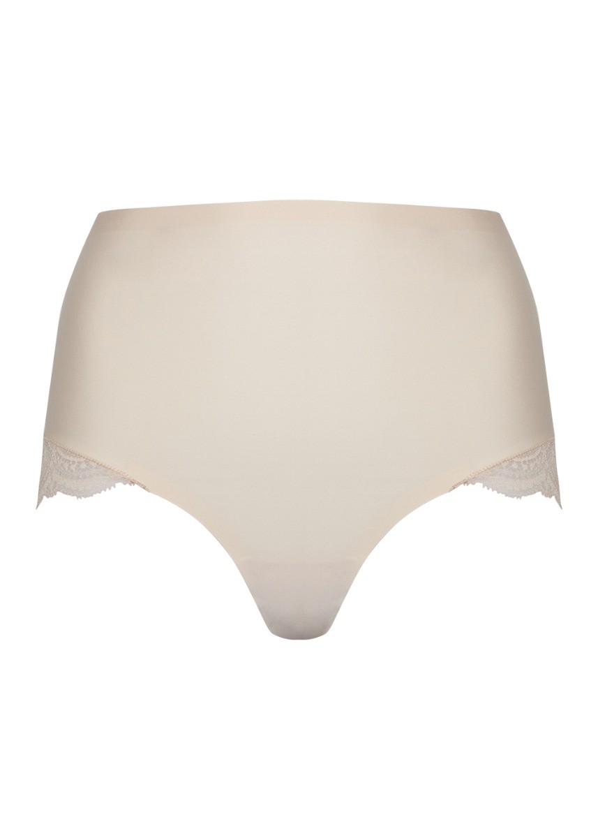 Dames Hi-Thong Lace Beige