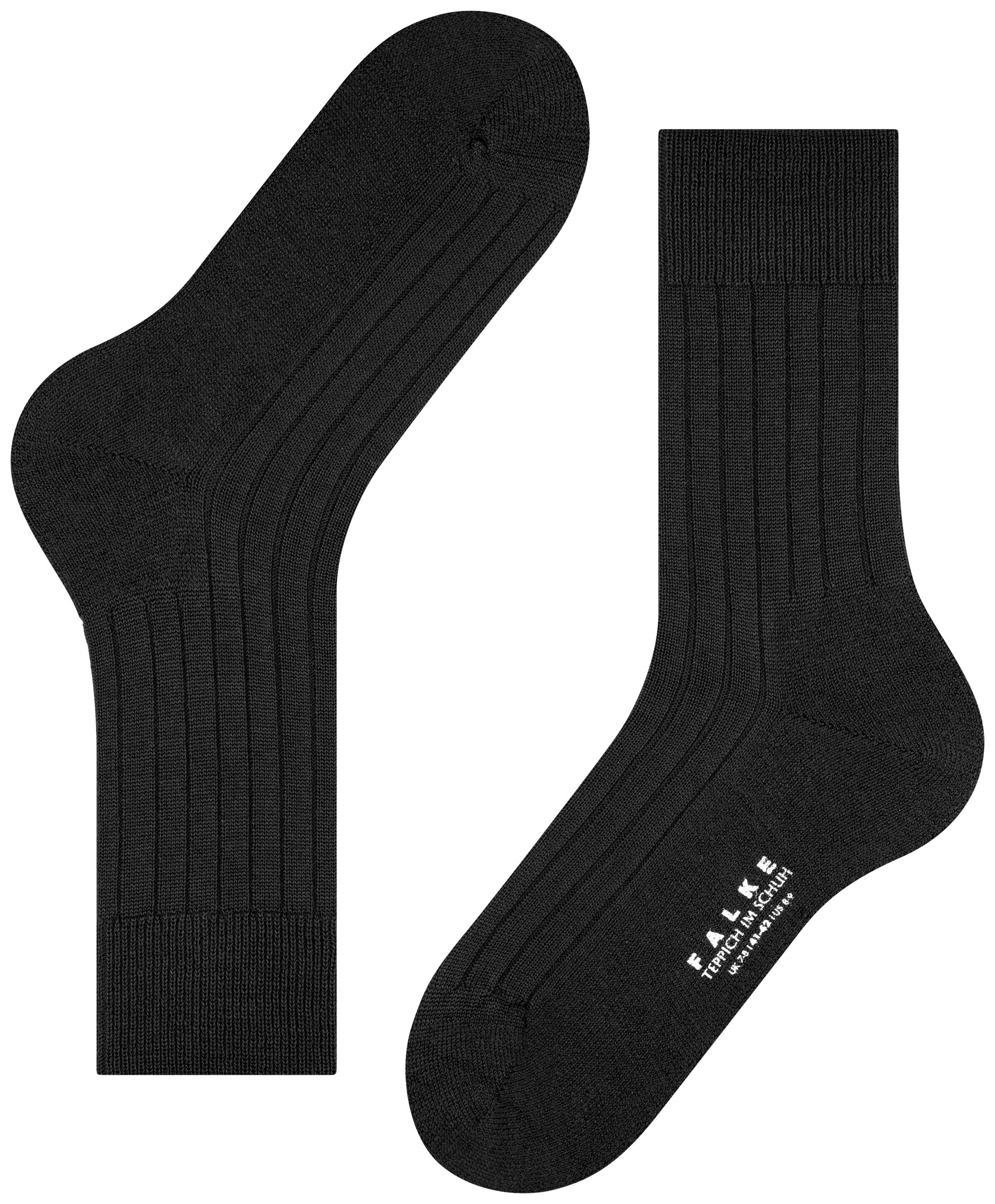 FALKE Heren Teppich im Schuh Sokken Zwart