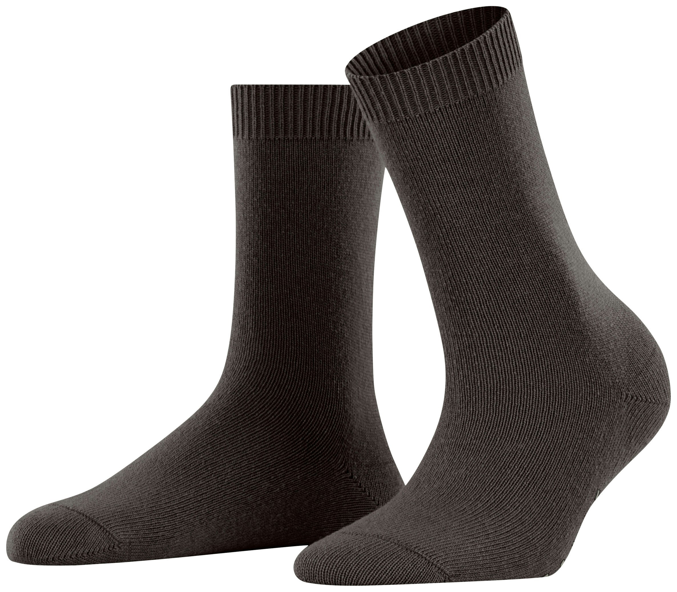 Dames Cosy Wool Sokken Donker bruin