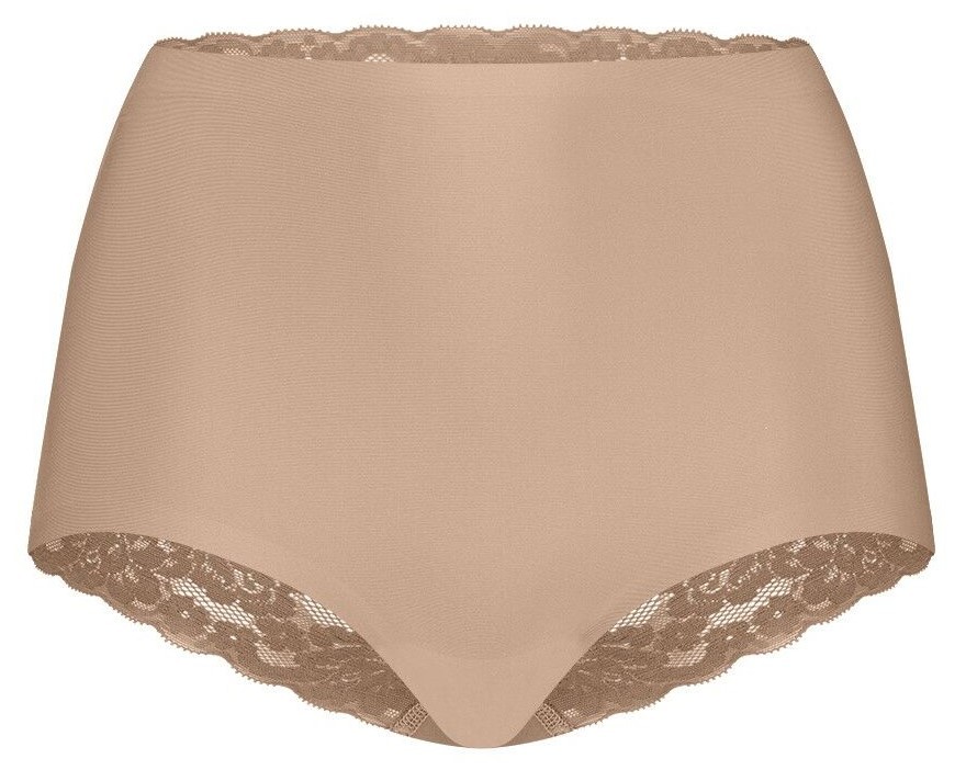 Secrets Dames High Waist Met Kant Walnut