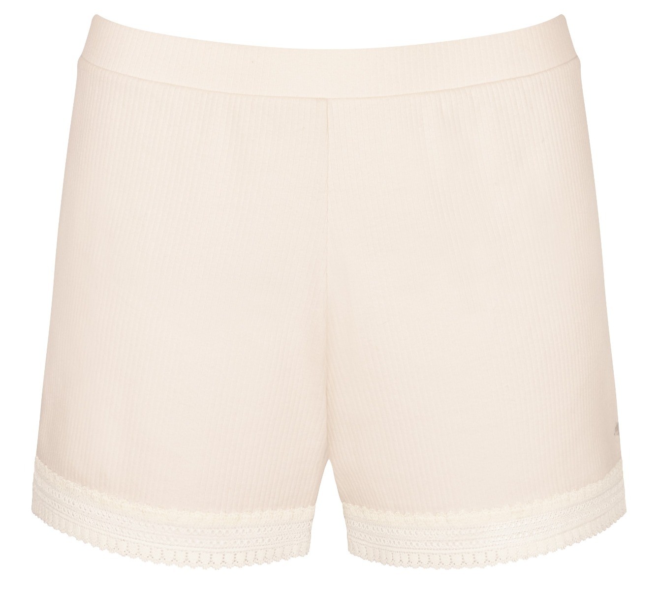 Go Ribbed Dames Short Lichtroze