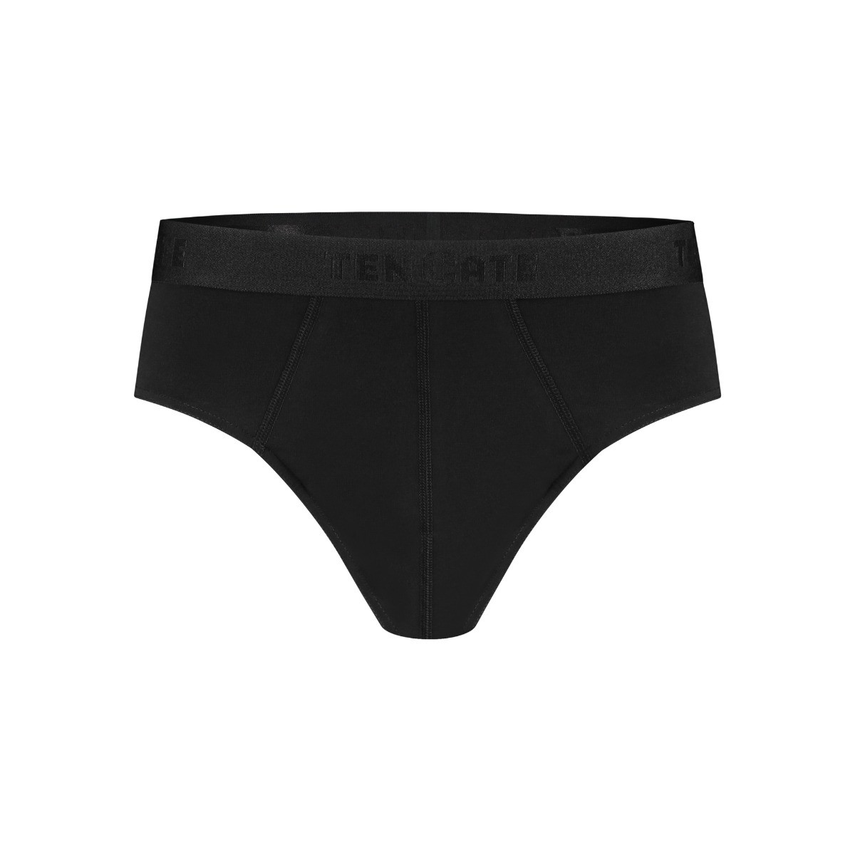 Basics Organic Cotton Stretch Heren Slip 2-Pack Zwart