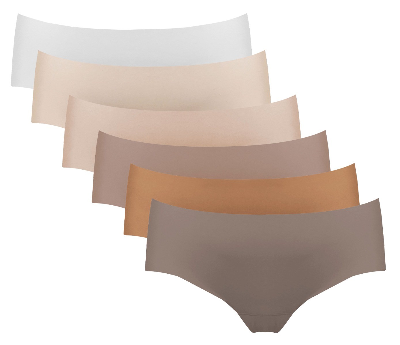 MAGIC Bodyfashion Dames Hipster 6-Pack Skintones Combi