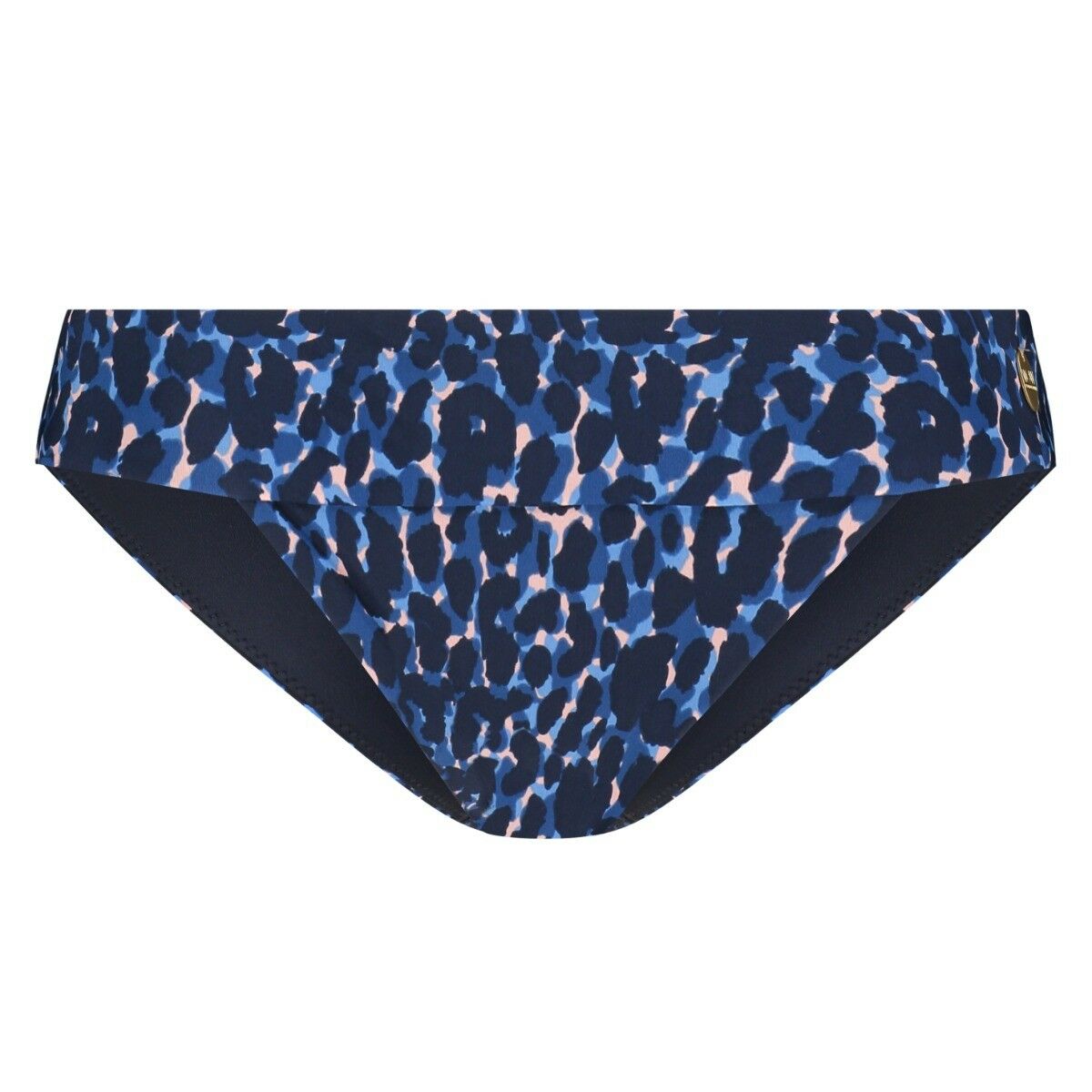 Beach TC WOW Dames Bikinislip Navy Leopard