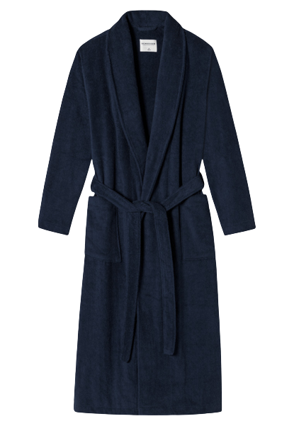 Heren Badjas Donker Blauw