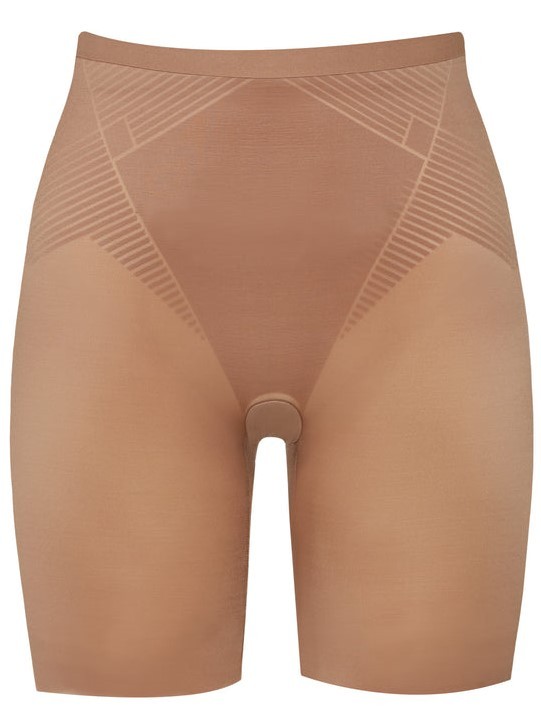 Thinstincts 2.0 Dames Mid-Thigh Short Cafe au lait