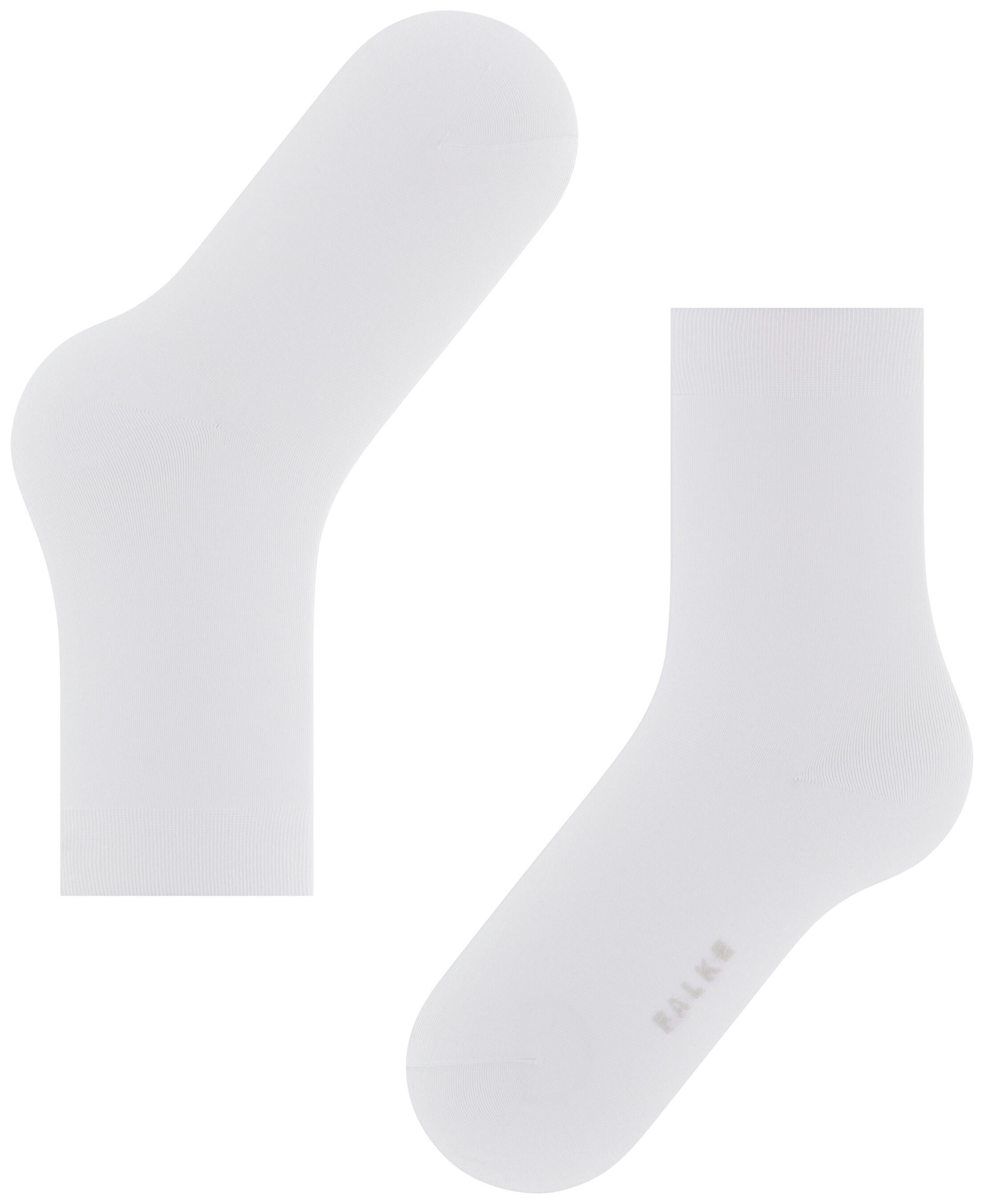 FALKE Dames Cotton Touch Sokken Wit