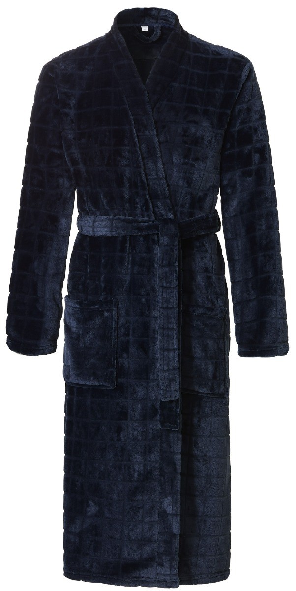 Ten Cate Goodz Heren Fleece Badjas Blues