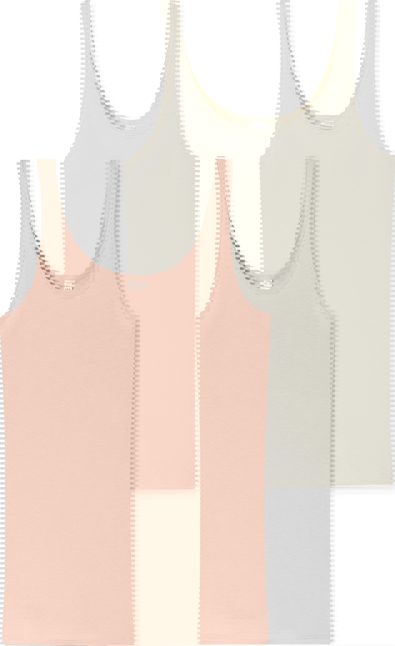 Modal Essentials Dames Tanktop 2-Pack Assorted 5