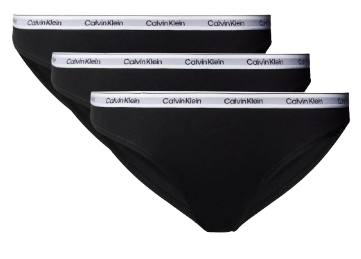 Modern Logo Dames Bikini 3-Pack Zwart