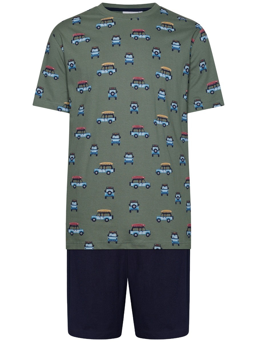 Heren Shortama Dark Green
