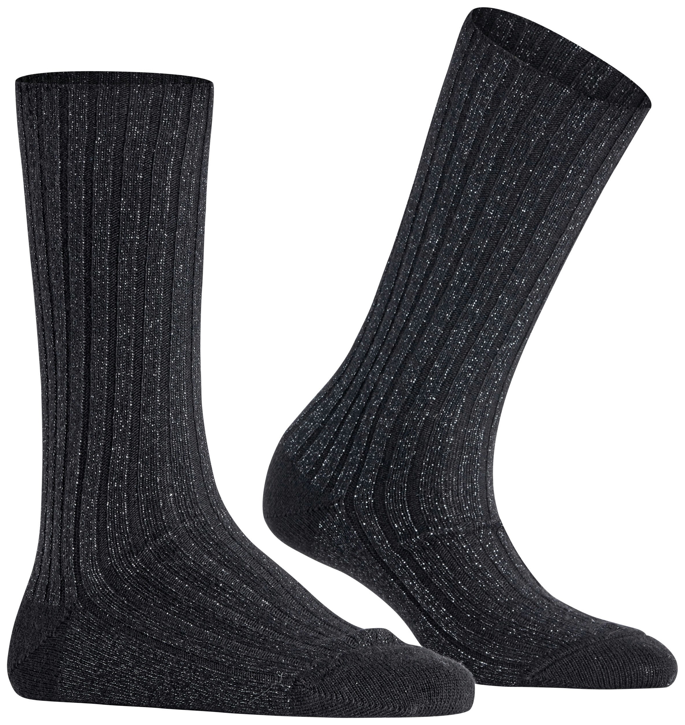 FALKE Dames Cosy Wool Special Edition Bootsokken Zwart