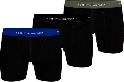 Heren Signature Cotton Boxershorts 3-Pack Black