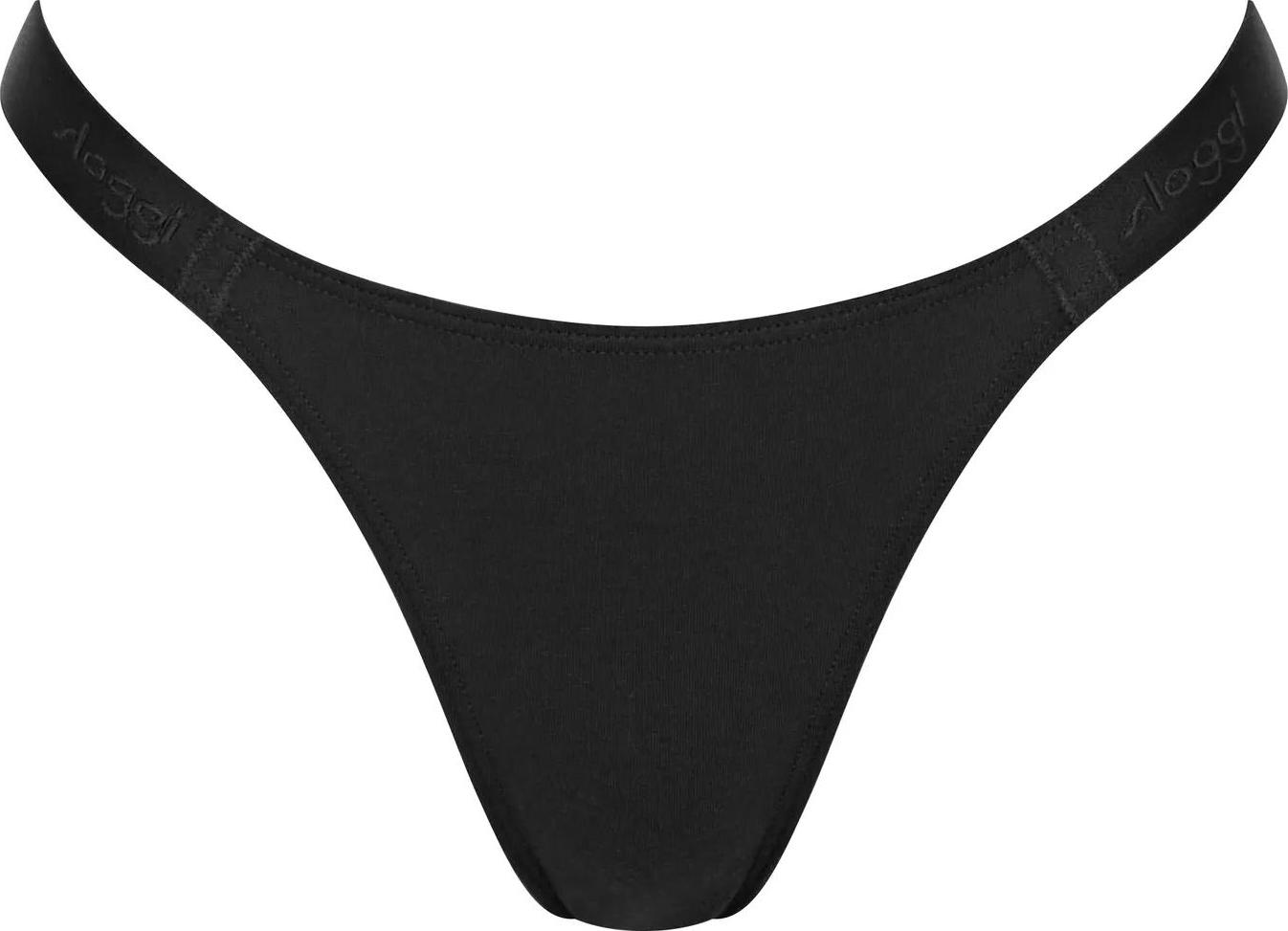 Go Casual Dames Tiny Tanga 2-Pack Black