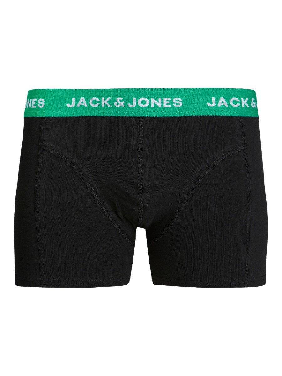 Heren Jacsolid Trunks 3-Pack Black
