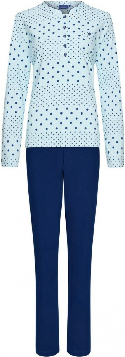 Dames Pyjama Met Lange Broek Light Blue